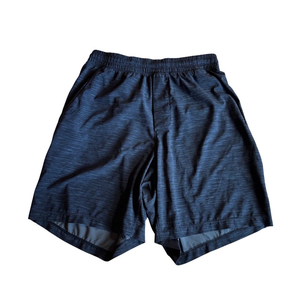 Men's Lululemon Pace Breaker Linerless Shorts 7",‎ Blue Heather, Size S